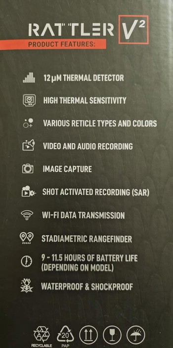 Imagen 2 de Rattler V2 - 35 - 640 Thermal Scope