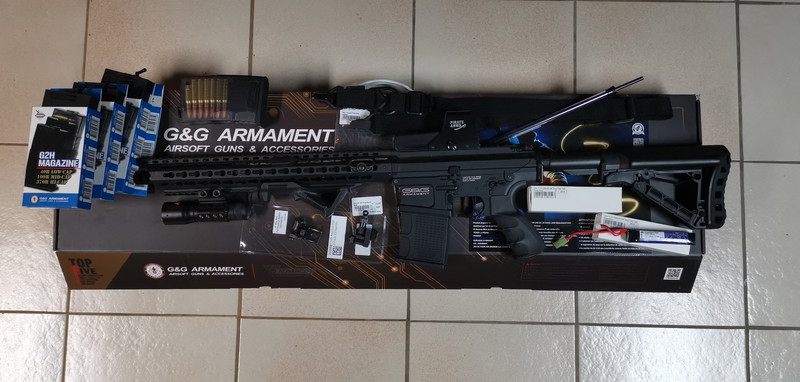 Imagen 1 de G&G - TR16 MBR 308SR  incl. PA - 552 Holo Replica en extra's.