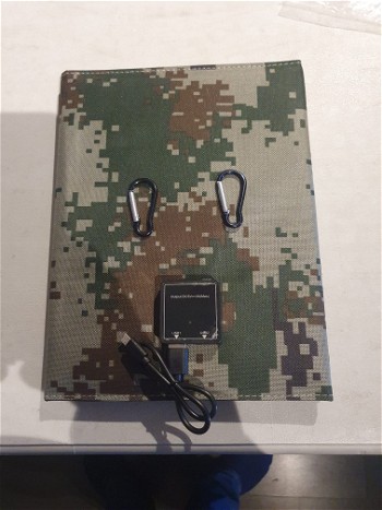 Afbeelding 2 van Mobiel Zonnepaneel 150W met USB | Camouflage