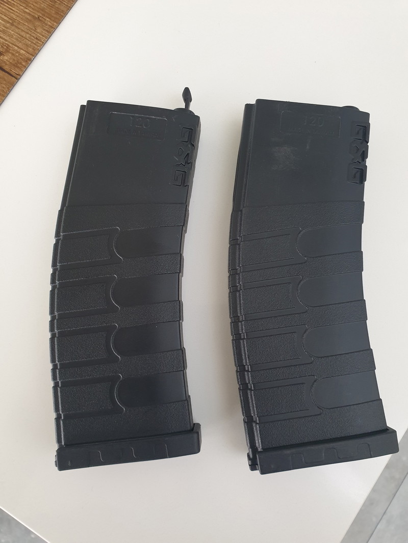 Bild 1 für G&G Magazine M4 Midcap 120rds - Black