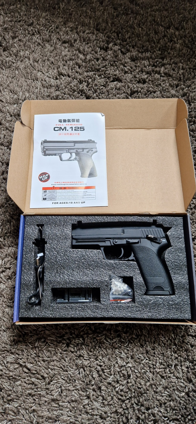 Image 1 for Cyma CM125s mosfet edition + Cytac leg holster en platform