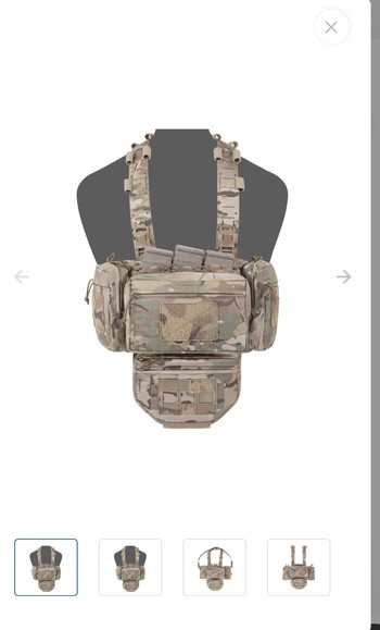 Bild 3 für MCR MK1 Type 2 Chest Rig - Multicam
