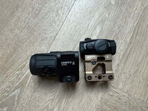 Bild für Sig Romeo Red Dot en PTS Unity Mount en G43 Magnifier met Unity Mount