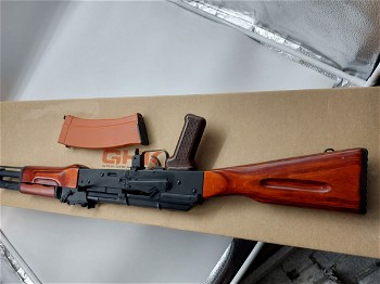 Image 4 for GHK AK AK74 GREEN GAS BLOWBACK GBB REAL WOOD AND STEEL