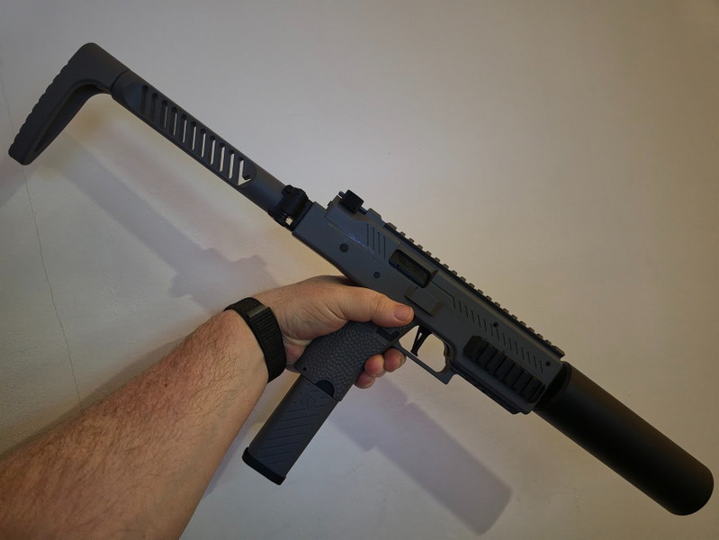 Image 1 for VMP-1 met airtac straight trigger en modulaire HPA adapter (drum)