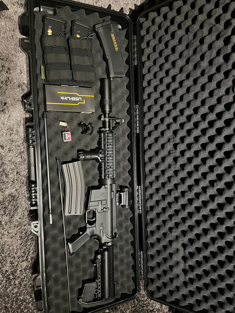 Image 1 for Tokyo Marui M4 sopmod Next Gen/Gate Titan V2 Nrgs+Accessoires.