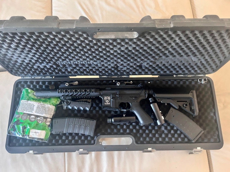Image 1 for Airsoft M4 von APS in Sonderausstatung + Zubehör
