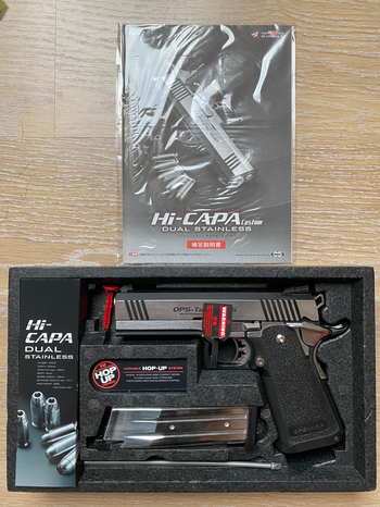 Afbeelding 2 van TOKYO MARUI HI-CAPA 4.3 DUAL STAINLESS GBB