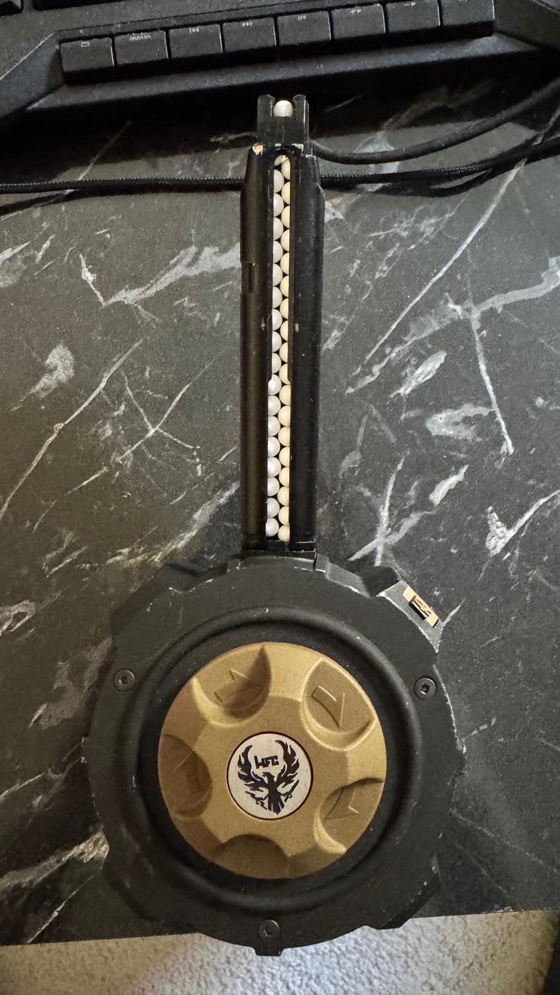 Image 1 for HFC Green Gas Drum Magazine for TM WE VFC SRC Glock