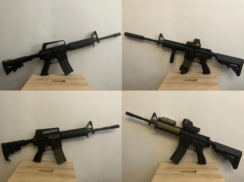 Afbeelding 4 van 3 AEGs + Accessories | G&G Combat Machine CM16 Raider-L AEG | Cyma CM009D | Cyma CM.122