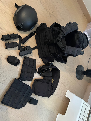 Image 2 pour Plate carrier zwart