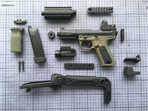 Afbeelding van *SOLD* Custom AAP pistol with SMG kit