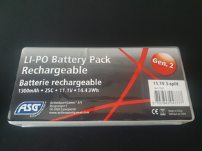 Bild für 2 Stuks ASG LiPo / 11,1V / 1300 mAh / 25C