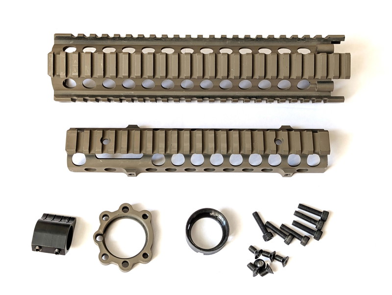 Image 1 for MK18 9 inch free float rail Daniel Defense style RIS RAS Handguard