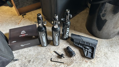 Afbeelding van Wraith x hpa kit met 3 tanks