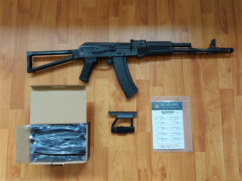 Image 1 for E&L AKS74MN + Nieuwe mags 5x + side rail mount