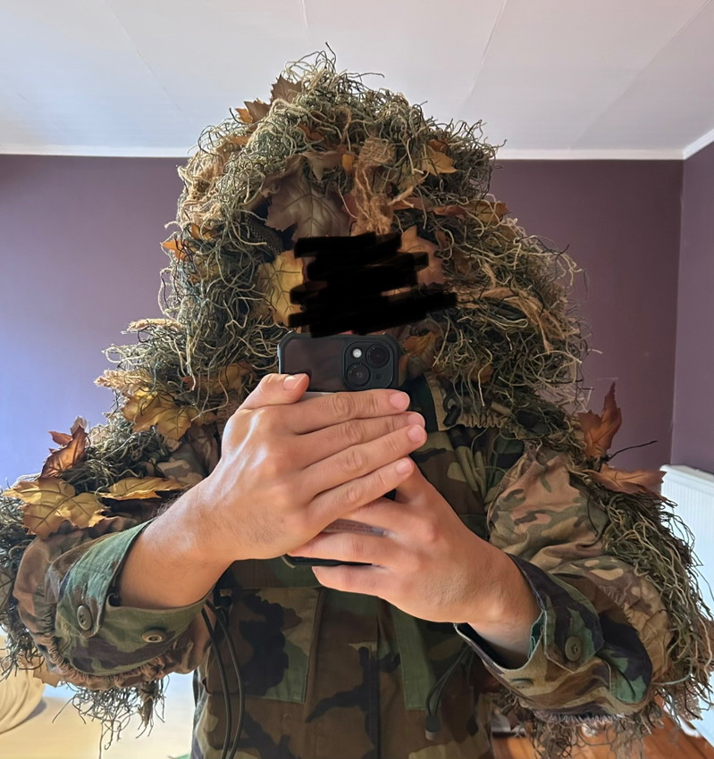 Image 1 for Ghillie assault hood te koop. Hand-crafted
