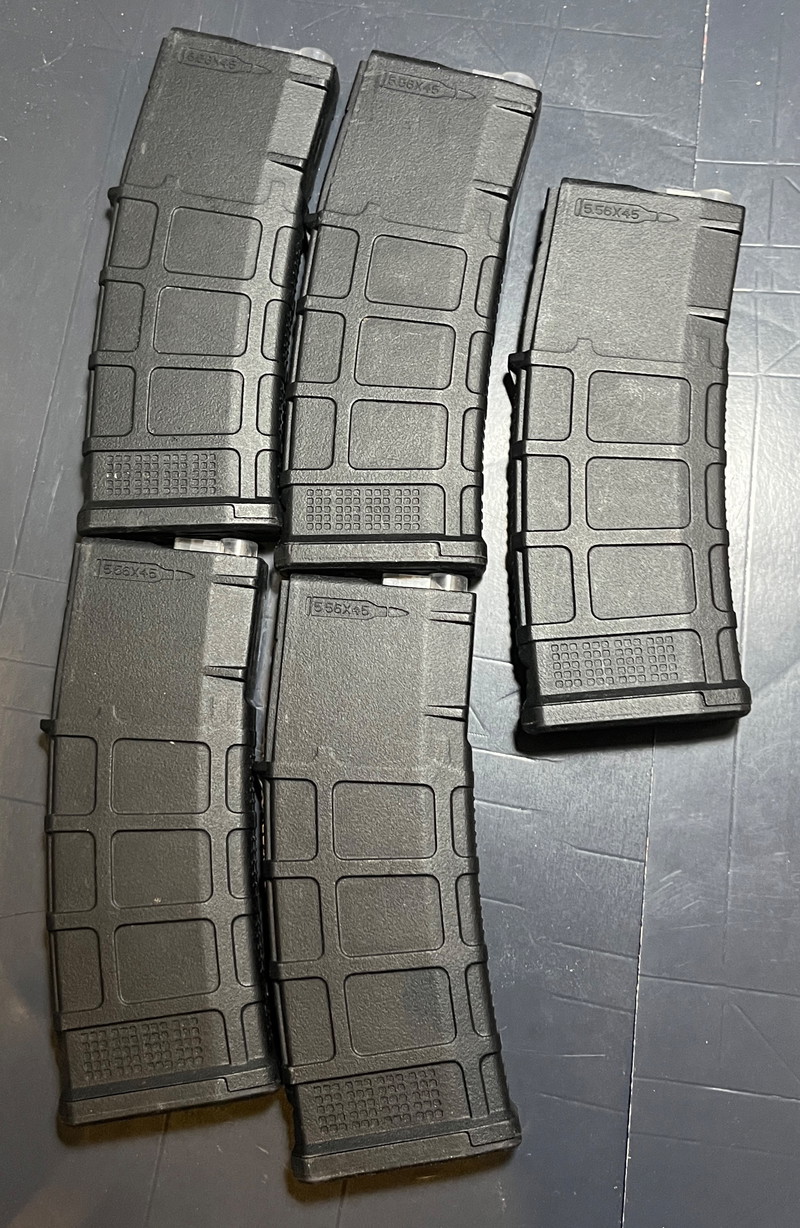 Image 1 for 5x M4 mags 120/150 bbs