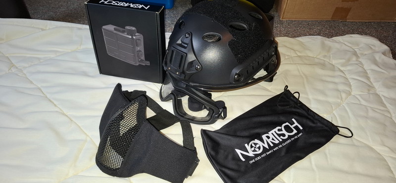 Afbeelding 1 van Novritsch Helm Set: Anti-Fog Unit, Anti-Fog Goggles, Tactical Helmet