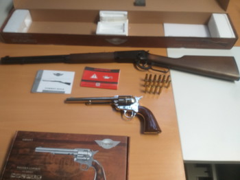 Image 4 for cowboy collectie. umarex saa asg schofield. m1893 repeating rifle mare,s leg