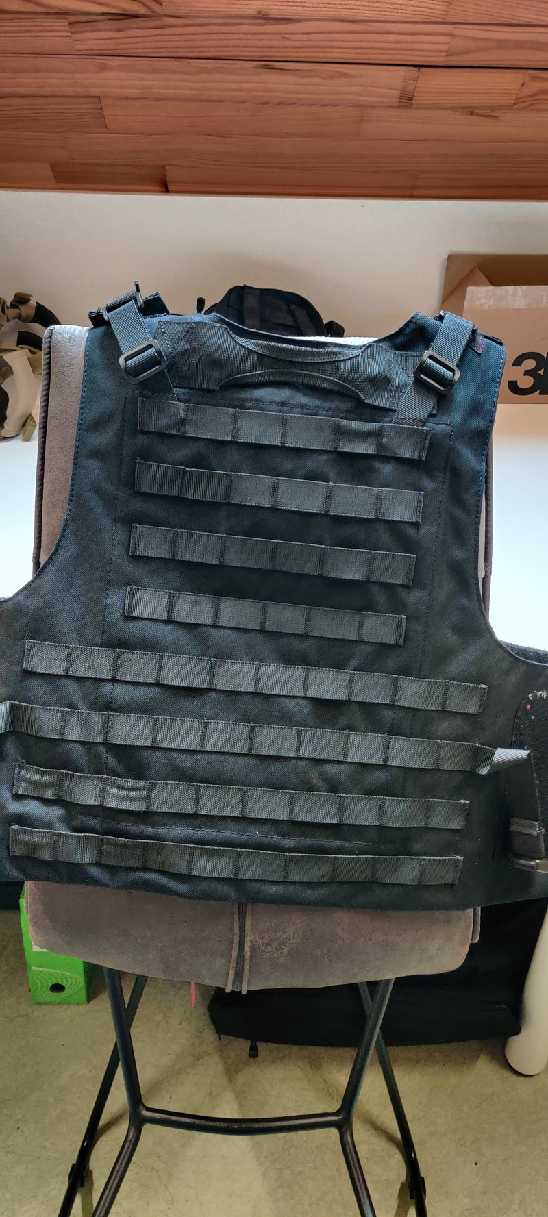 Image 1 for Plate carrier black + extras
