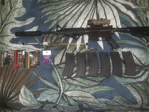 Image for TOKYO MARUI MWS M4A1 + 6 MAGS + 470mm Crazy Jet Inner Barrel