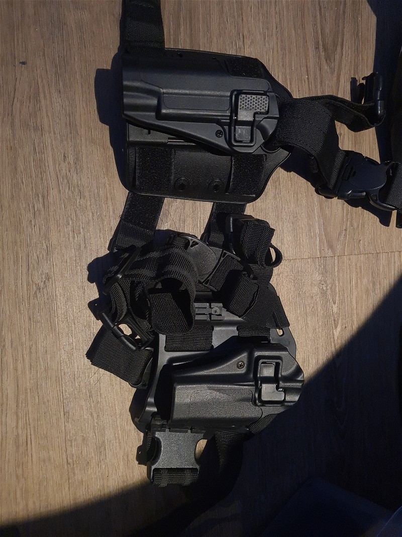 Image 1 for Linkshandig1911 holster met leg plate