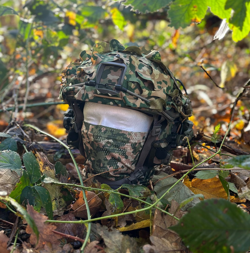 Image 1 for Dutch NFP Multitone camo helmet scrim