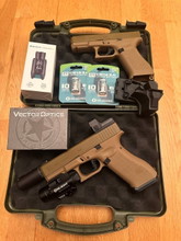 Image for Umarex Glock 19X GBB Tuning Olight Tracer Reddot Magazin
