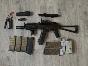 Imagen para Begadi AK-74UN "SPORT" Gen. 5 S-AEG (Variohead, PRO HopUp, Begadi CORE EFCS / Mosfet) Upgraded F-Stamp!