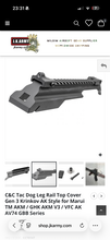 Imagen para Recherche C&C Tac Dog Leg Rail Top Cover Gen 3 Krinkov AK Style for Marui TM AKM gbb