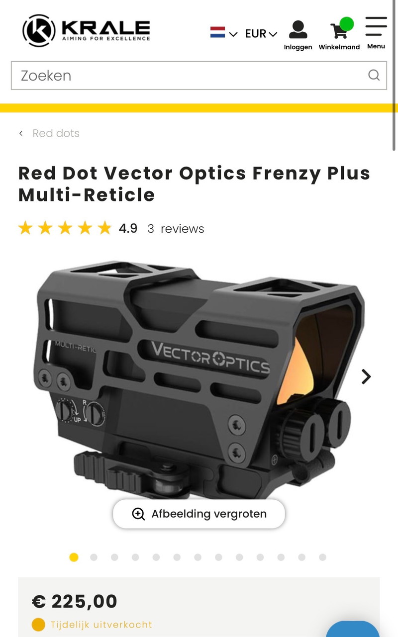 Imagen 1 de Vector optics Reddot frenzy plus multi-reticle
