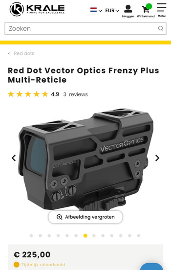 Imagen 2 de Vector optics Reddot frenzy plus multi-reticle