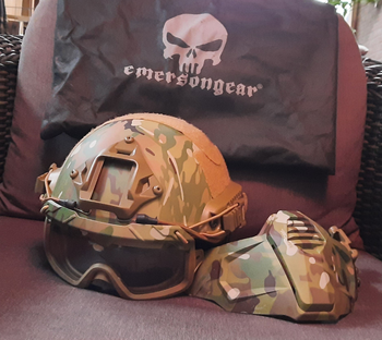 Afbeelding 2 van Fast helmet Multicam