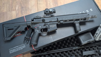 Bild 2 für Complete GBB set: Umarex HK416 A5 Gen3 (NPAS) + Glock 17 Gen4 + koffer & gear