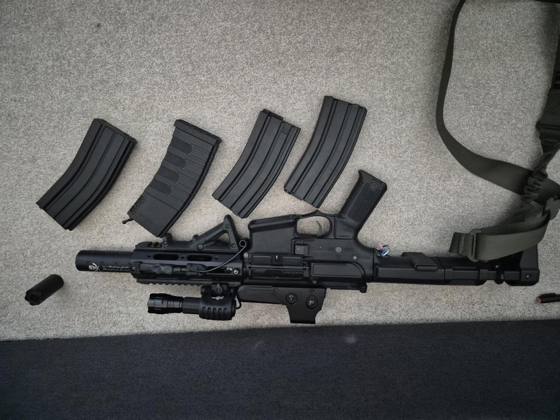 Afbeelding 1 van COMPLETE AIRSOFT SET FOR SALE