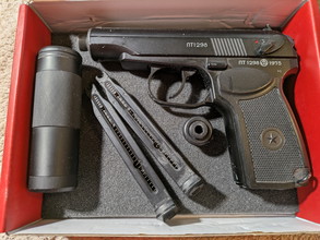 Image for ICS BLE-002 Makarov CO2 NBB Pistol (Zwart)