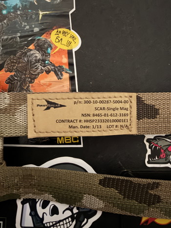 Afbeelding 2 van First spear scar single mag pouches