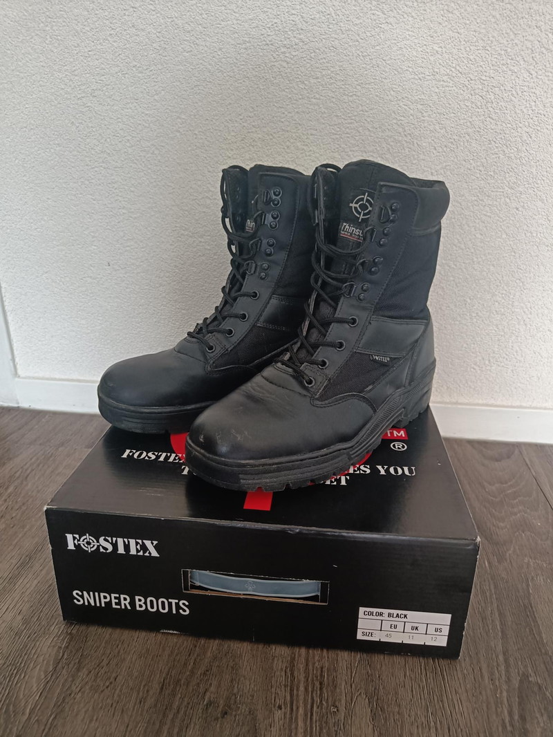 Image 1 for Fostex Sniper Legerkisten maat 45 zo goed als nieuw