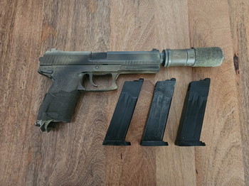 Afbeelding 2 van ASG mk23 NBB + 3 magazijnen + DTD retention holster