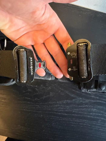 Afbeelding 5 van Battle belt zwart met pouches en holster