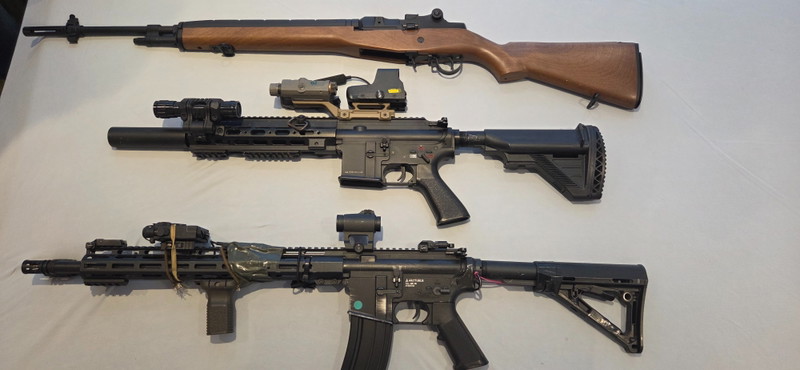 Image 1 for M416, M14, AR15 replica's