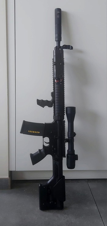 Image 6 pour AR15 geupgrade + swiss arms rubber  scope