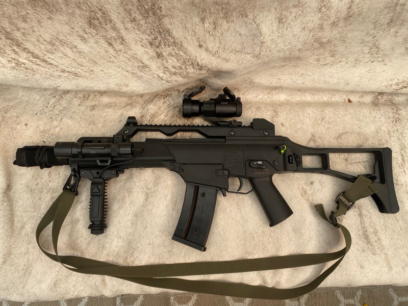 Bild 1 für upgraded G36 C / 6 mid cap mags flashlight / red dot en meer