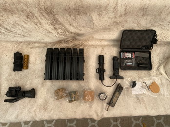 Bild 6 für upgraded G36 C / 6 mid cap mags flashlight / red dot en meer