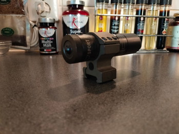 Image 3 for Airsoft full HD 1080p camera action cam in stevige mount monteerbaar op alle 22mm rails!