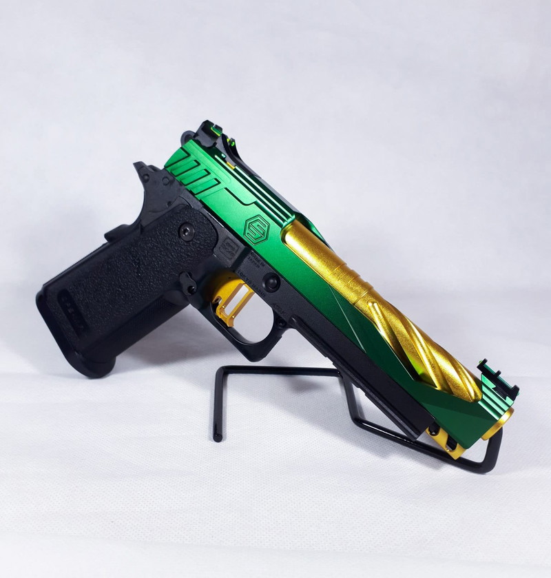 Image 1 for NIEUW GIGA Aluminum Slide 5.1 upgraded - Groen / Gold