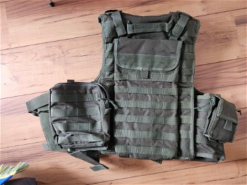 Afbeelding 2 van Uitgebreide Tactical vest (+kneepats)