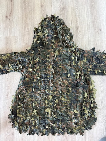 Afbeelding 3 van NIEUW: Invader Gear Ghillie (Flecktarn) + T&T Chest Rig (OD Green)