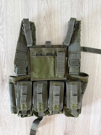 Afbeelding 4 van NIEUW: Invader Gear Ghillie (Flecktarn) + T&T Chest Rig (OD Green)